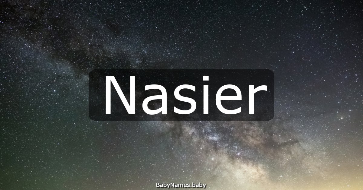 Nasier