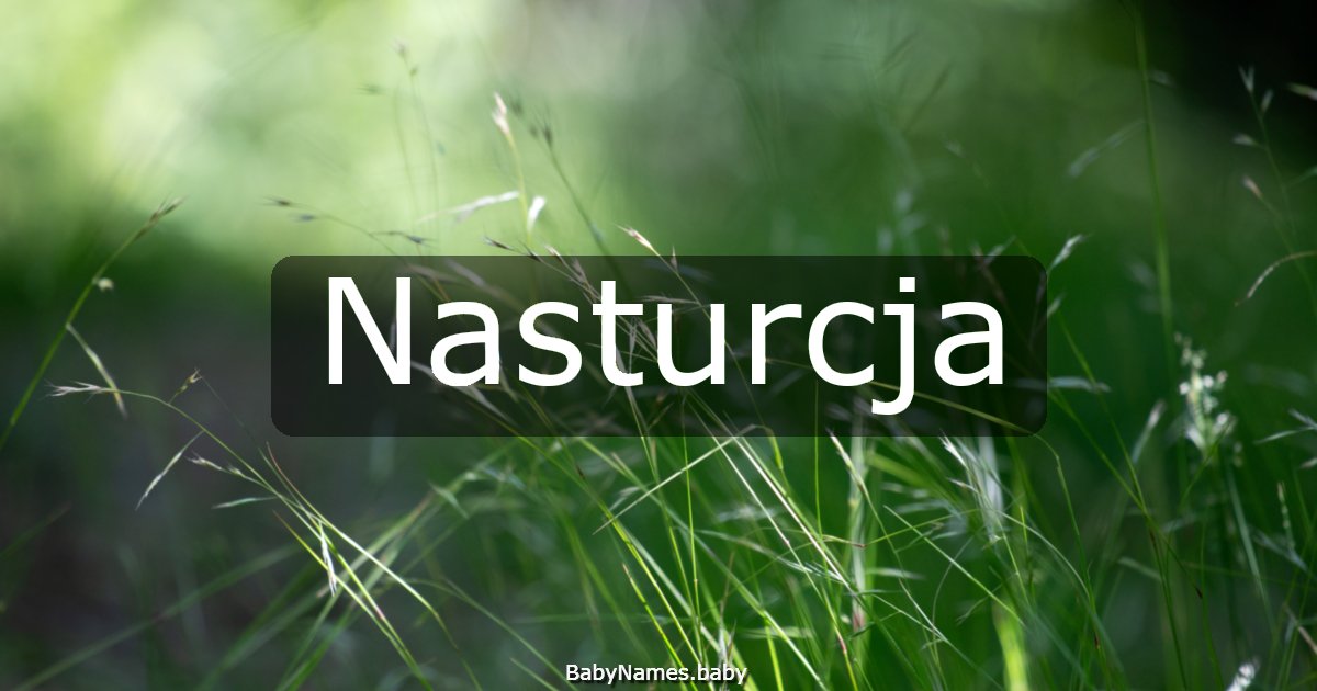 Nasturcja