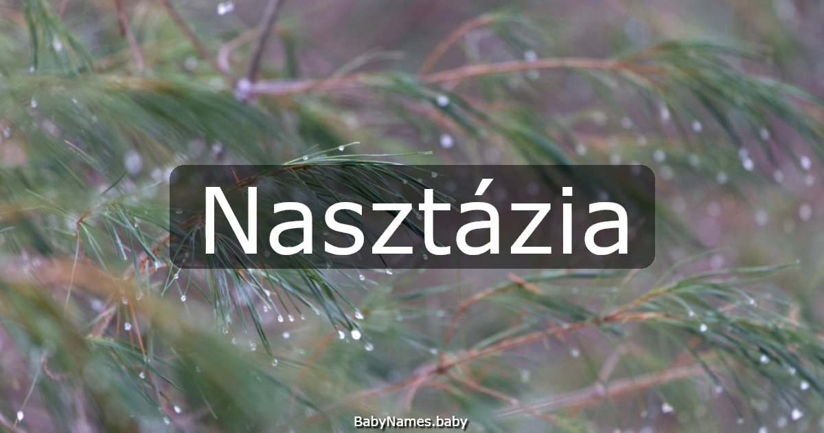 Nasztázia