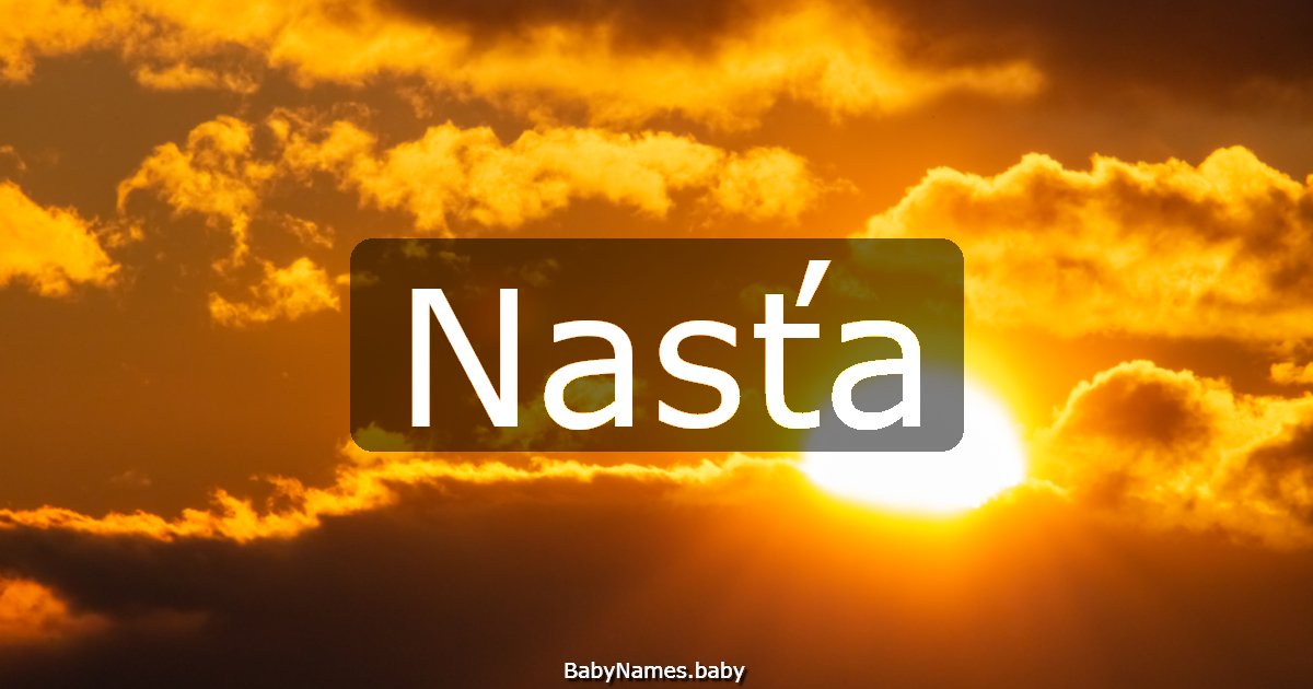 Nasťa