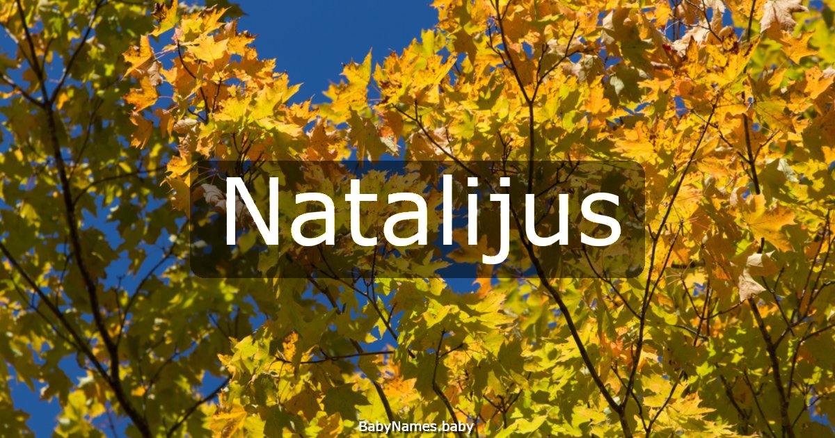 Natalijus