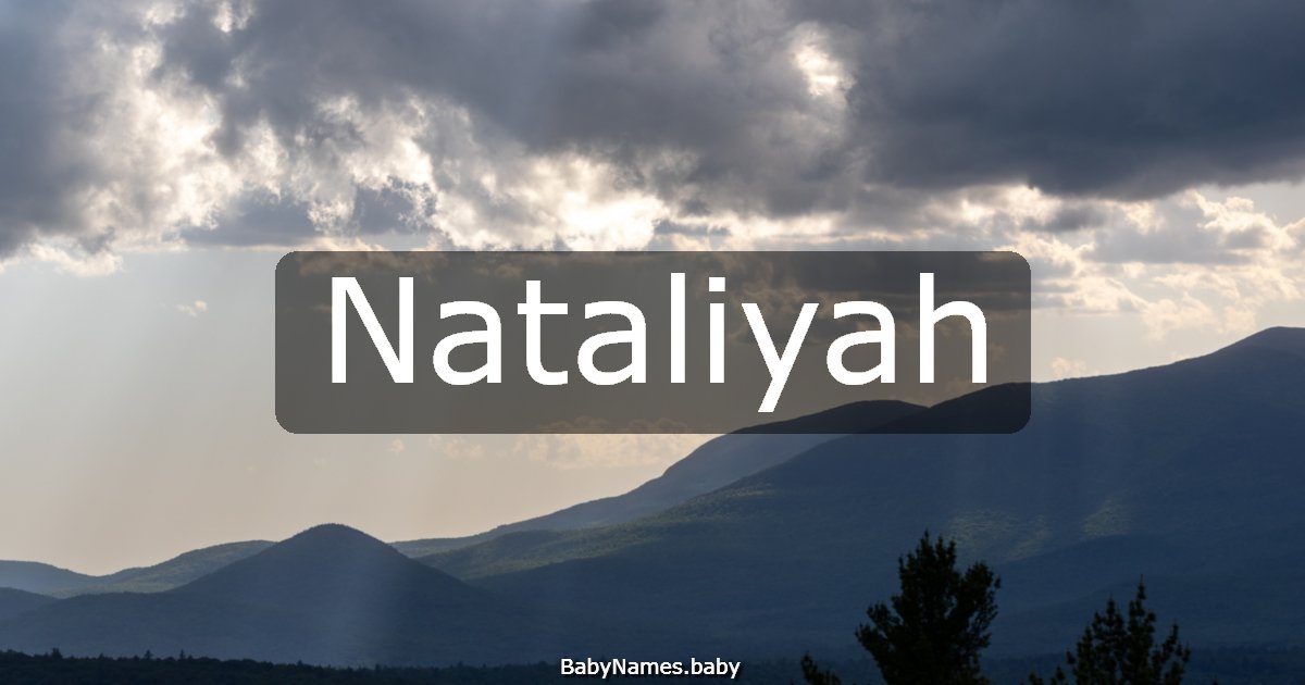 Nataliyah