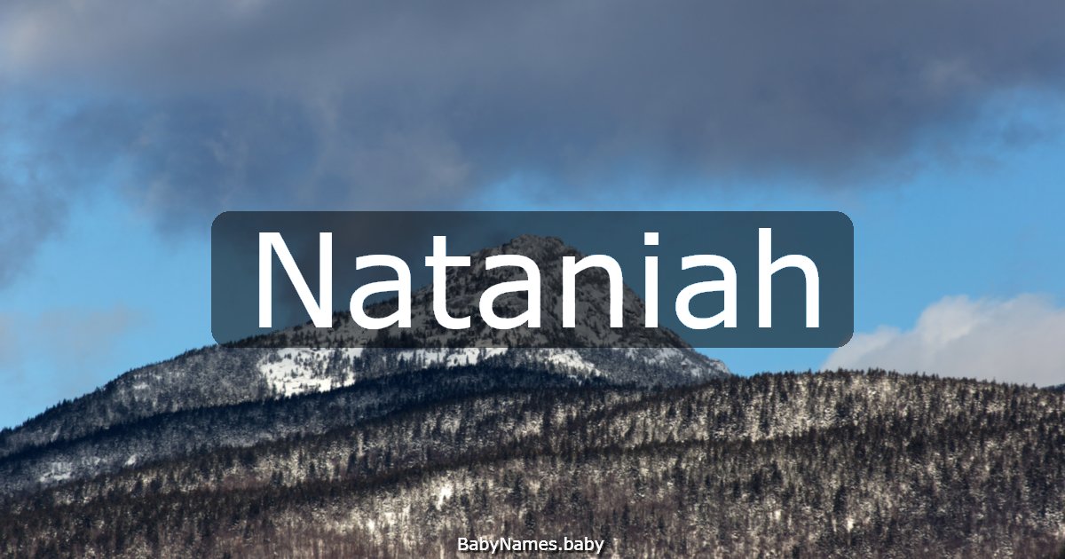 Nataniah