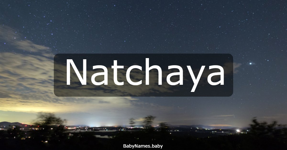 Natchaya