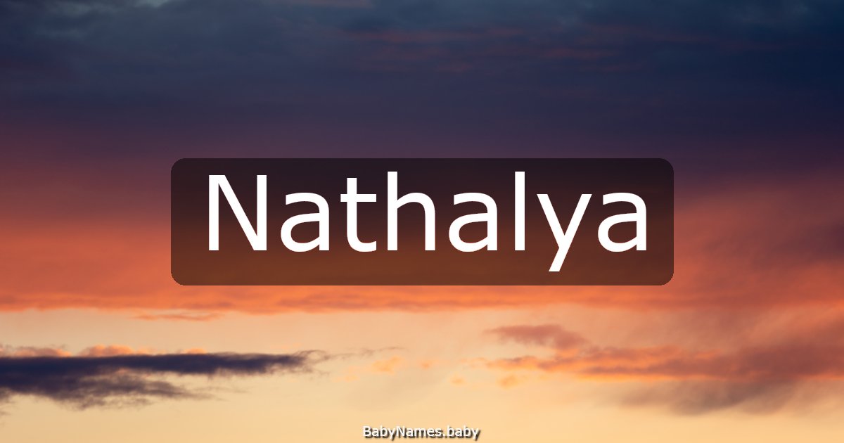 Nathalya