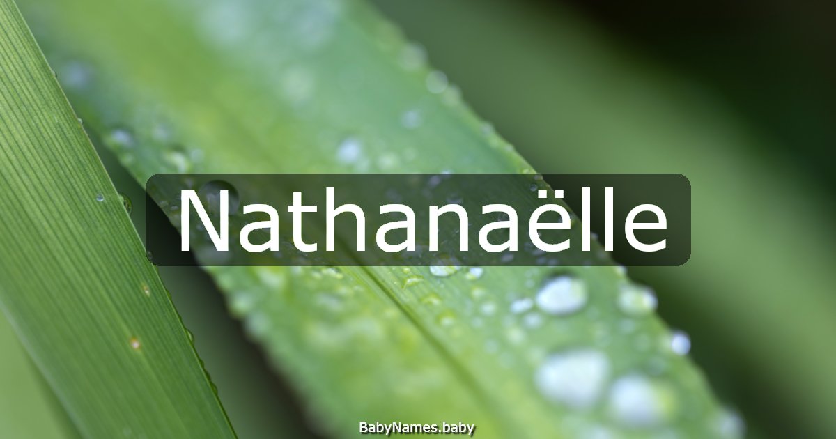 Nathanaëlle