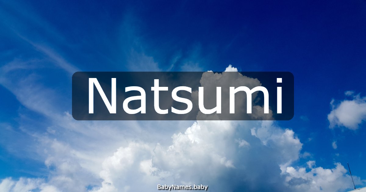 Natsumi