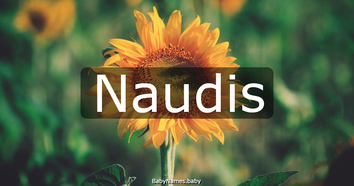 Naudis