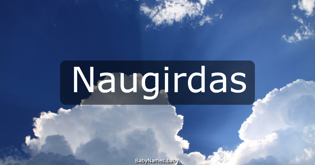 Naugirdas