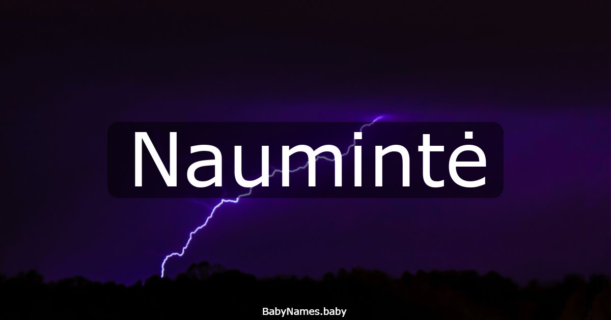 Naumintė
