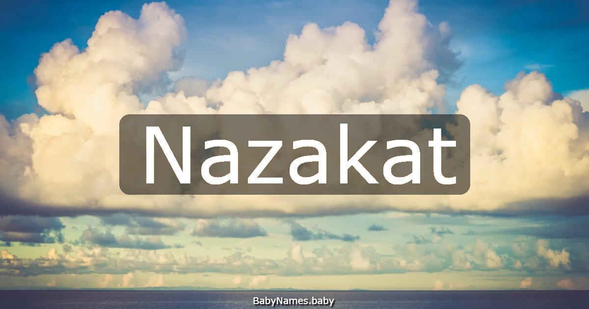 Nazakat