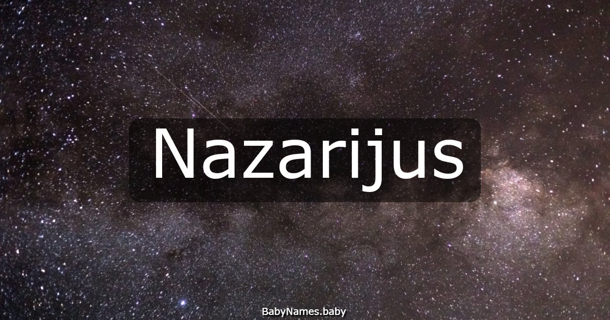 Nazarijus