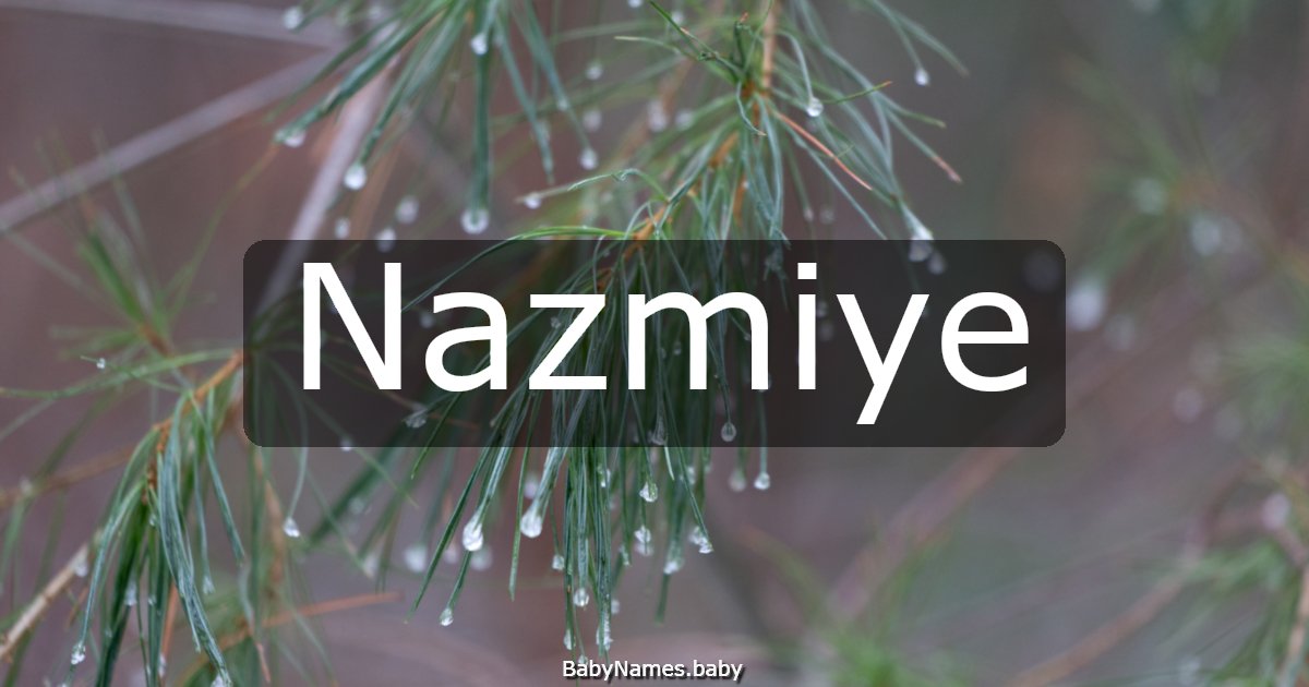 Nazmiye