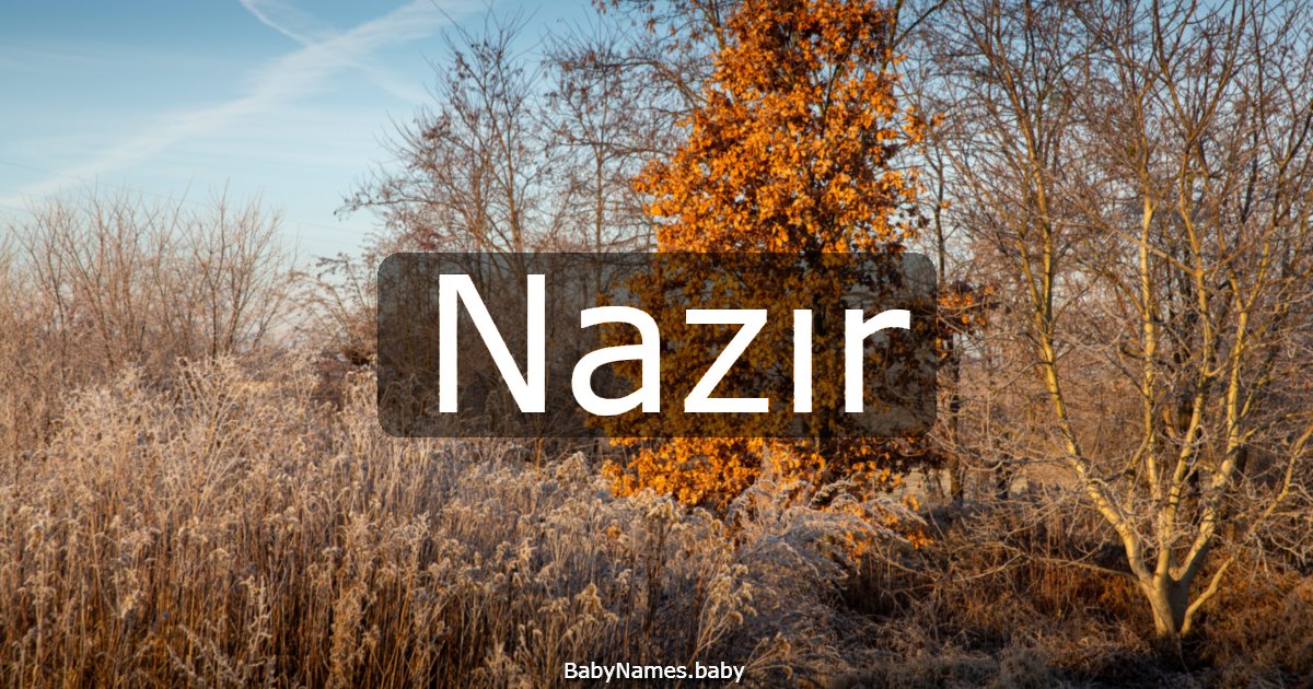 Nazır