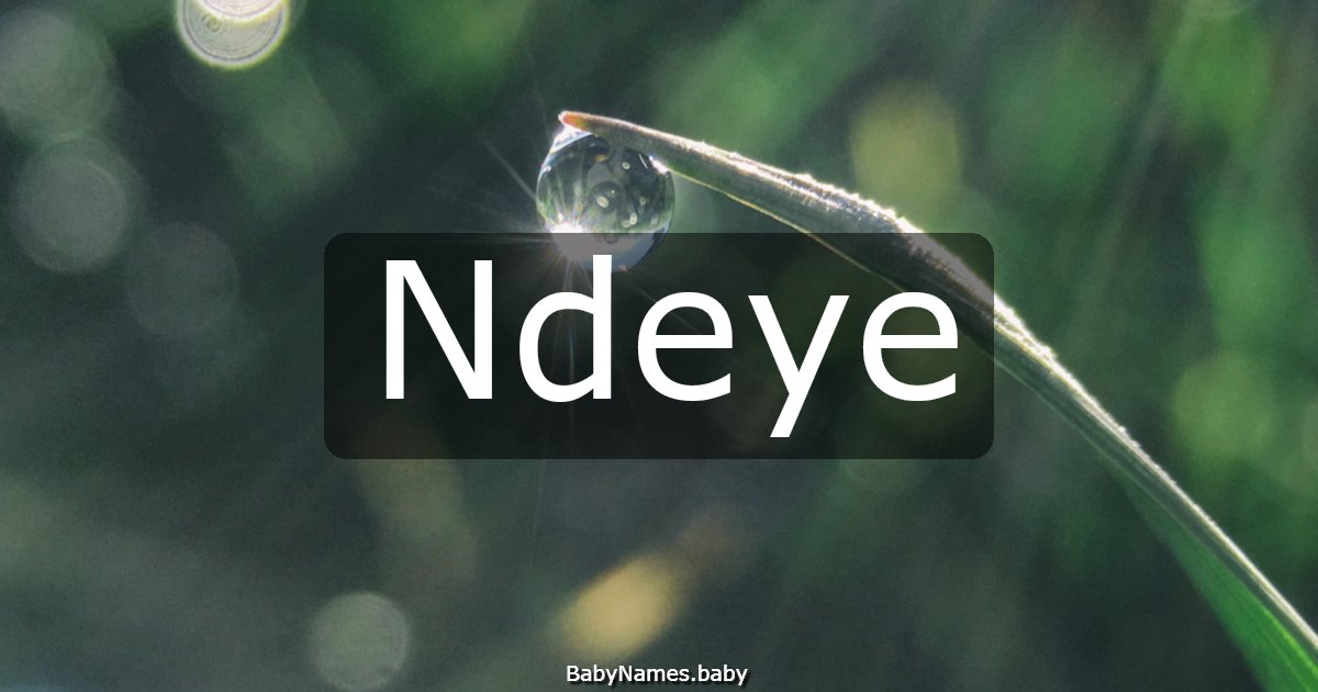Ndeye