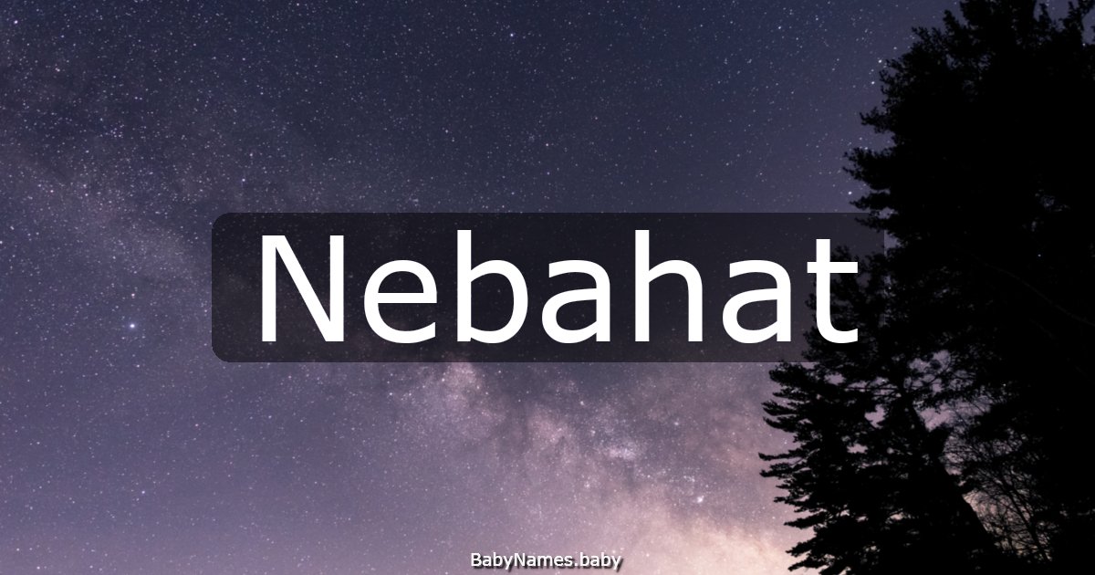 Nebahat