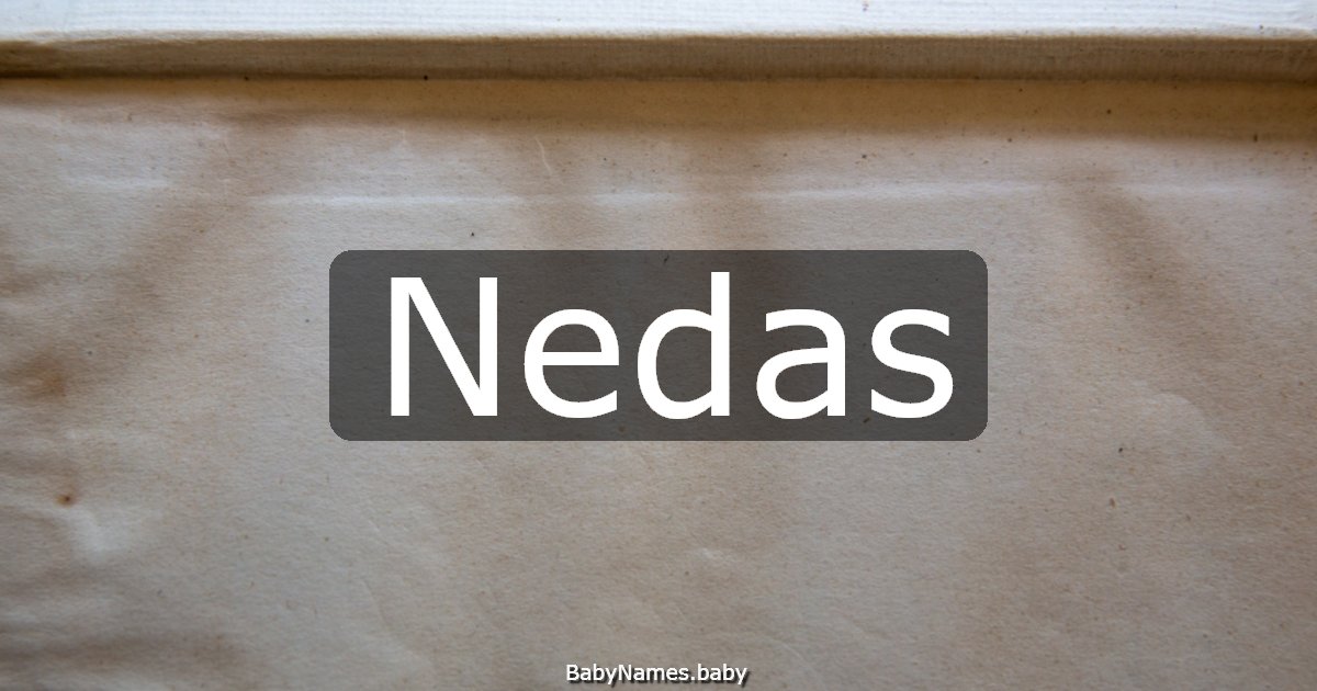 Nedas
