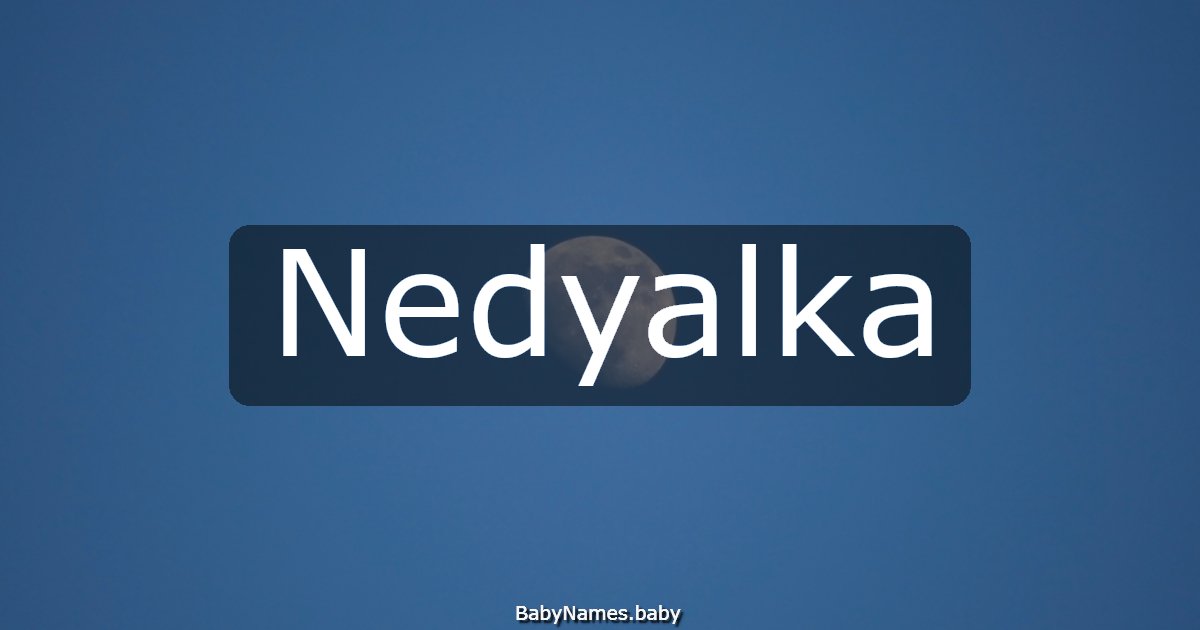 Nedyalka