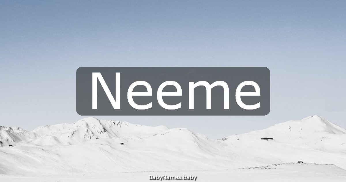 Neeme