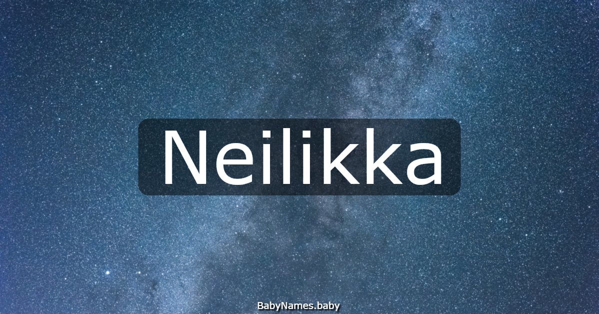 Neilikka