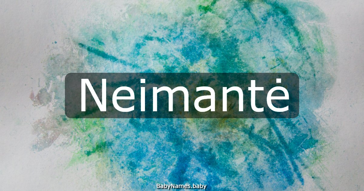 Neimantė