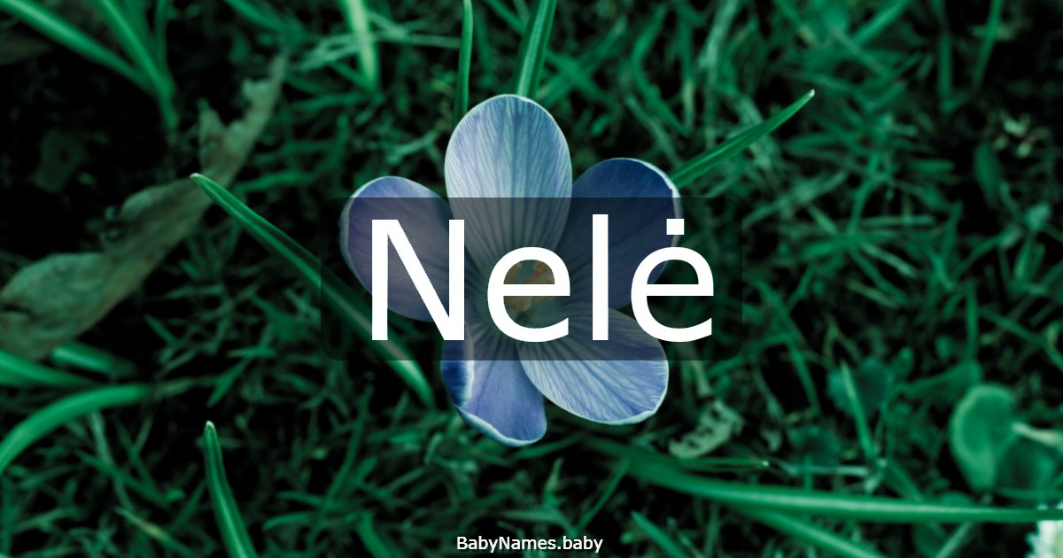 Nelė