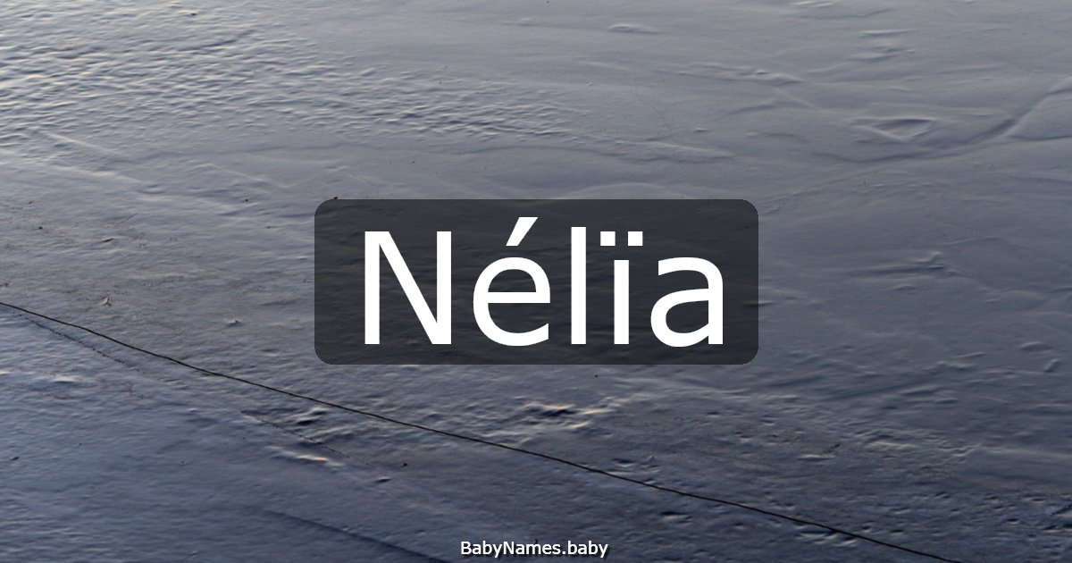Nélïa