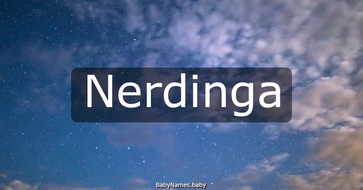 Nerdinga