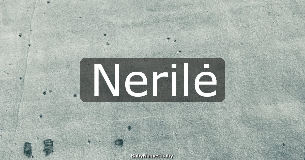 Nerilė