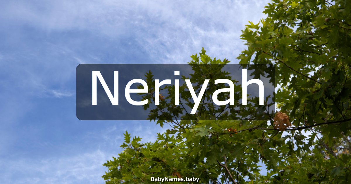 Neriyah