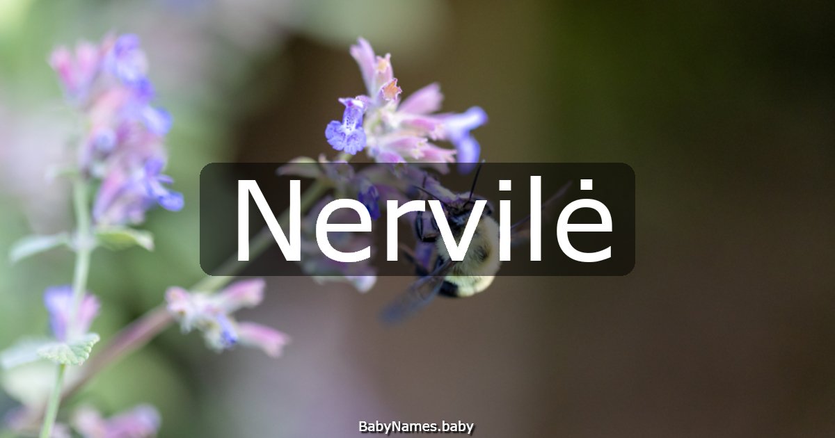 Nervilė