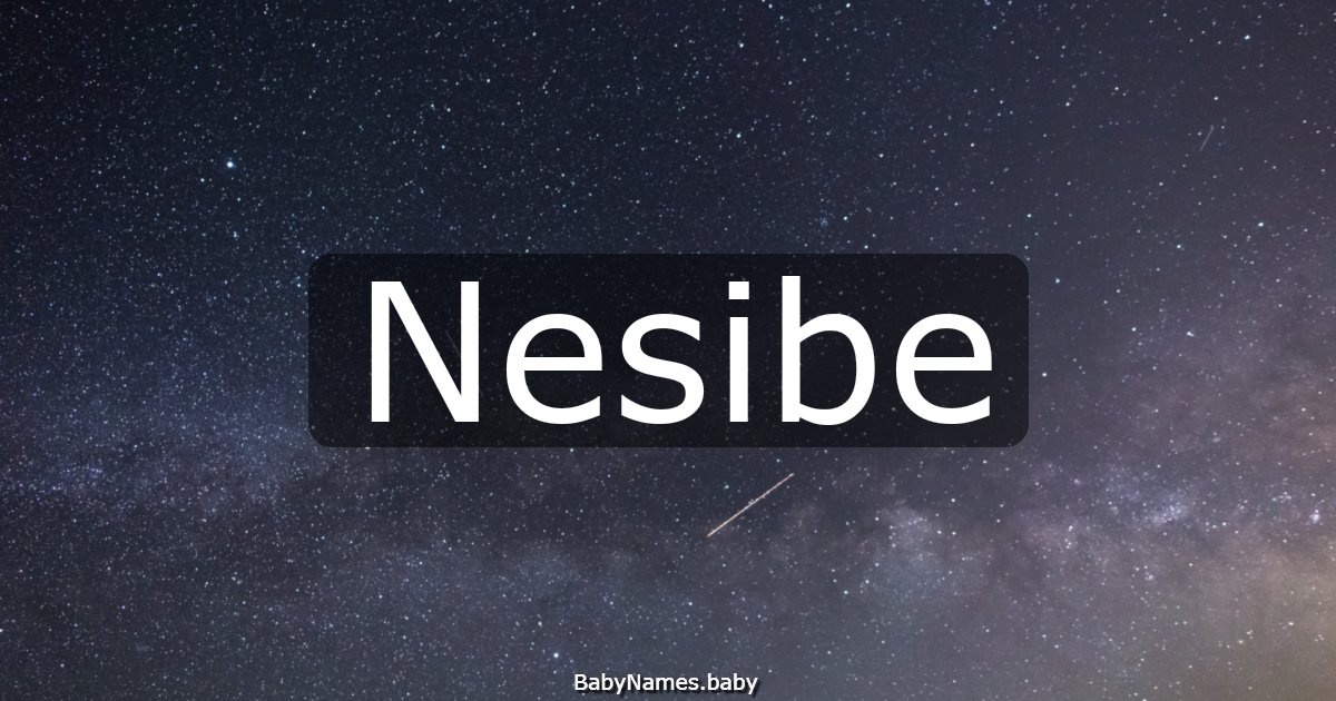 Nesibe