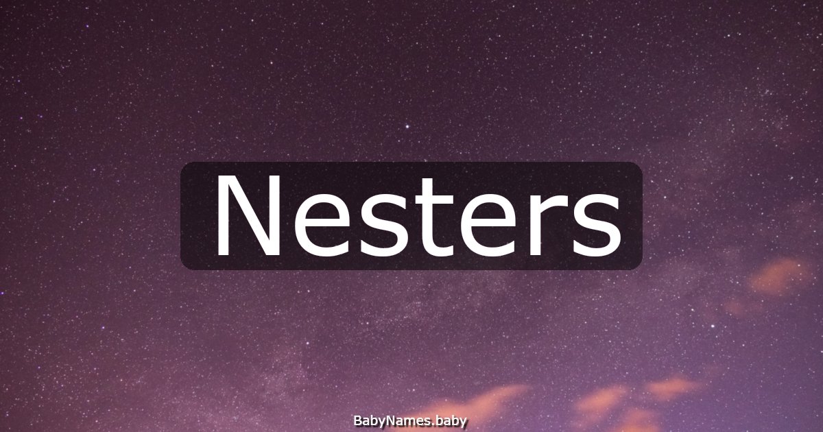 Nesters