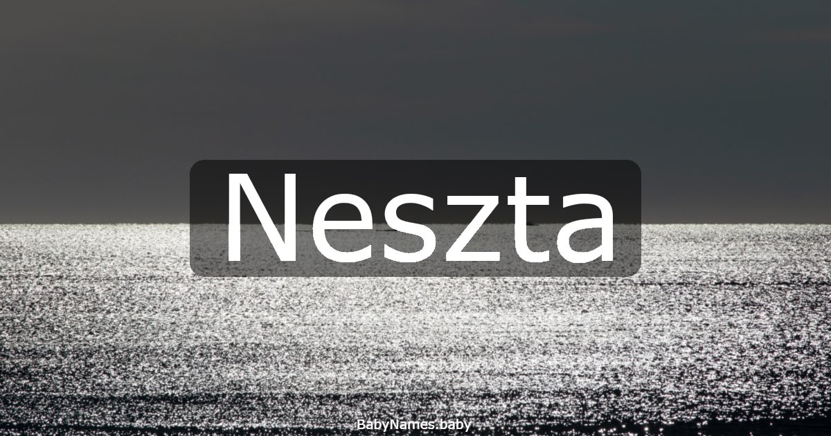 Neszta