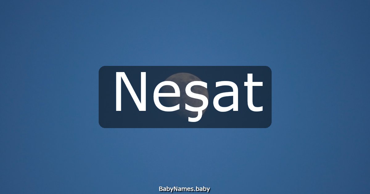 Neşat