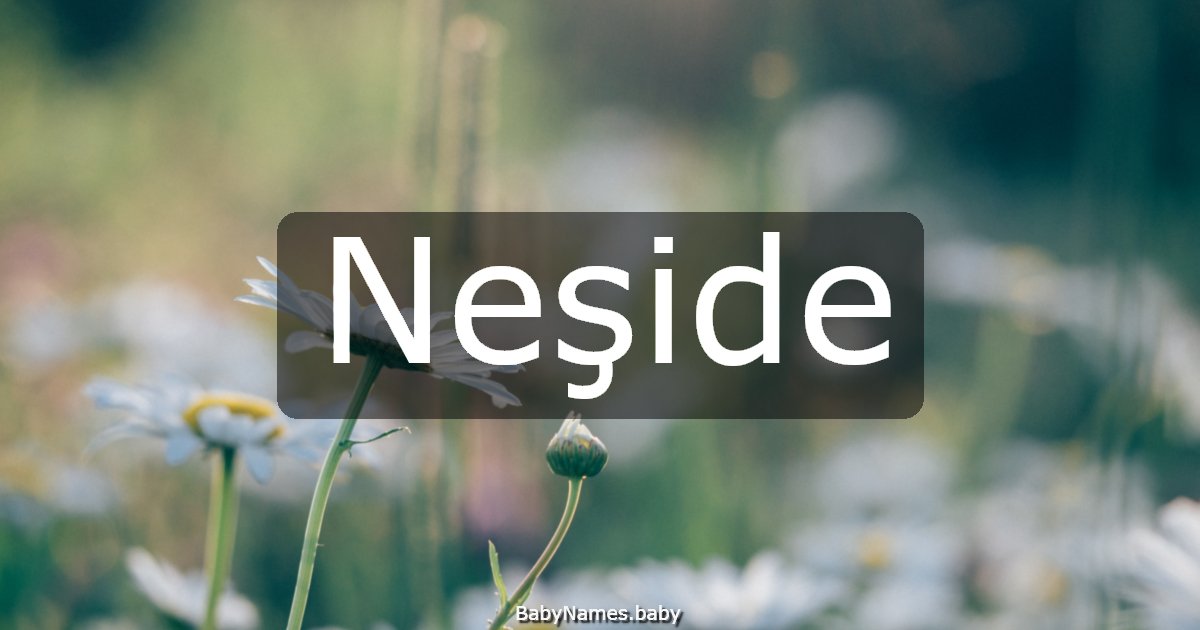 Neşide
