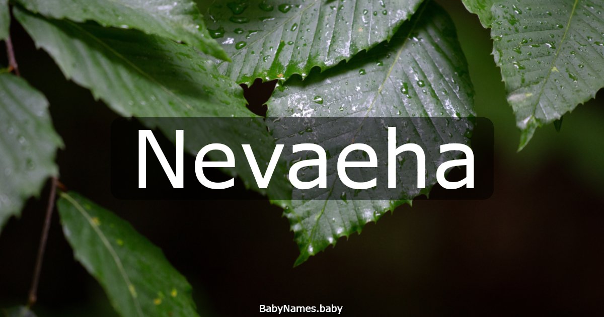 Nevaeha