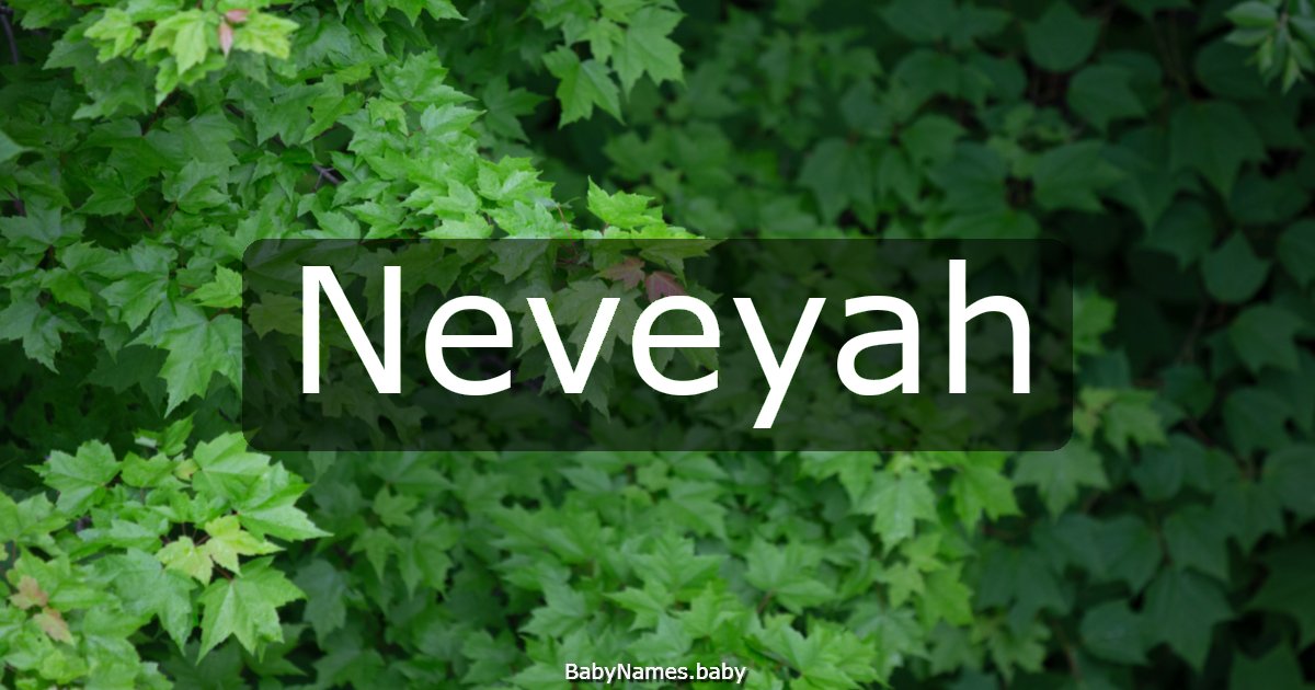 Neveyah