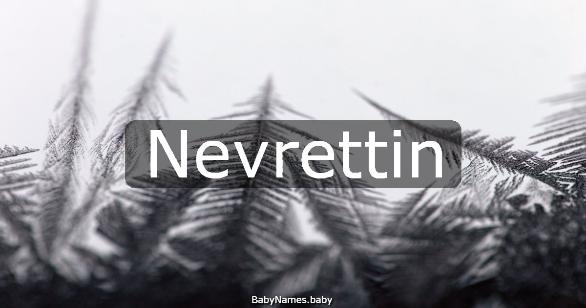 Nevrettin