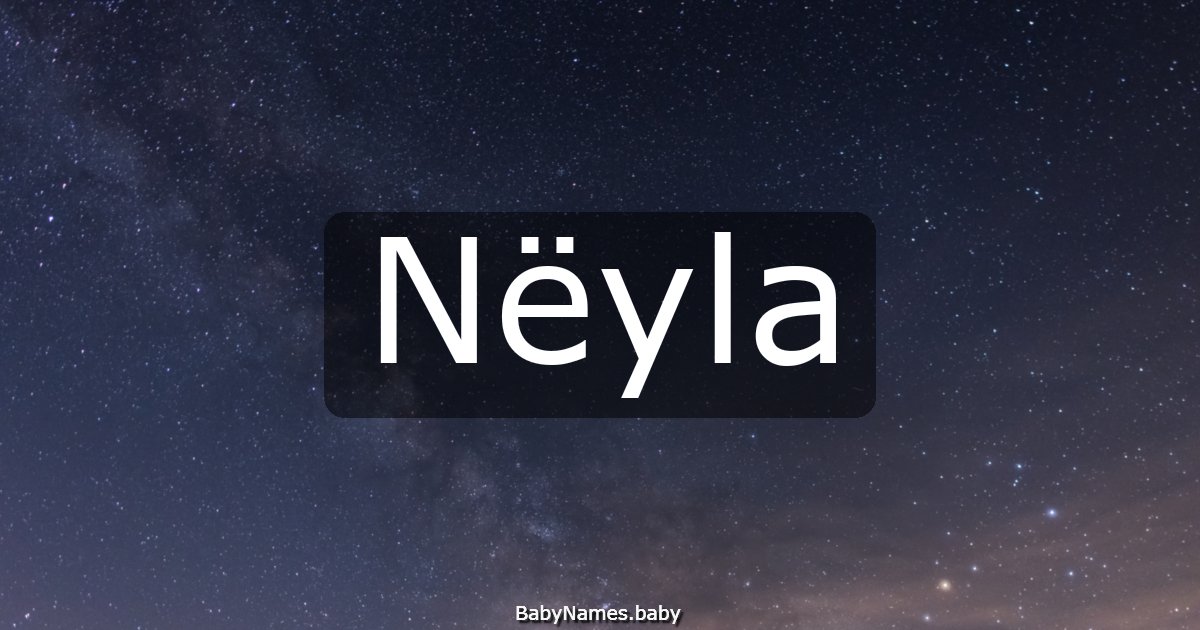Nëyla