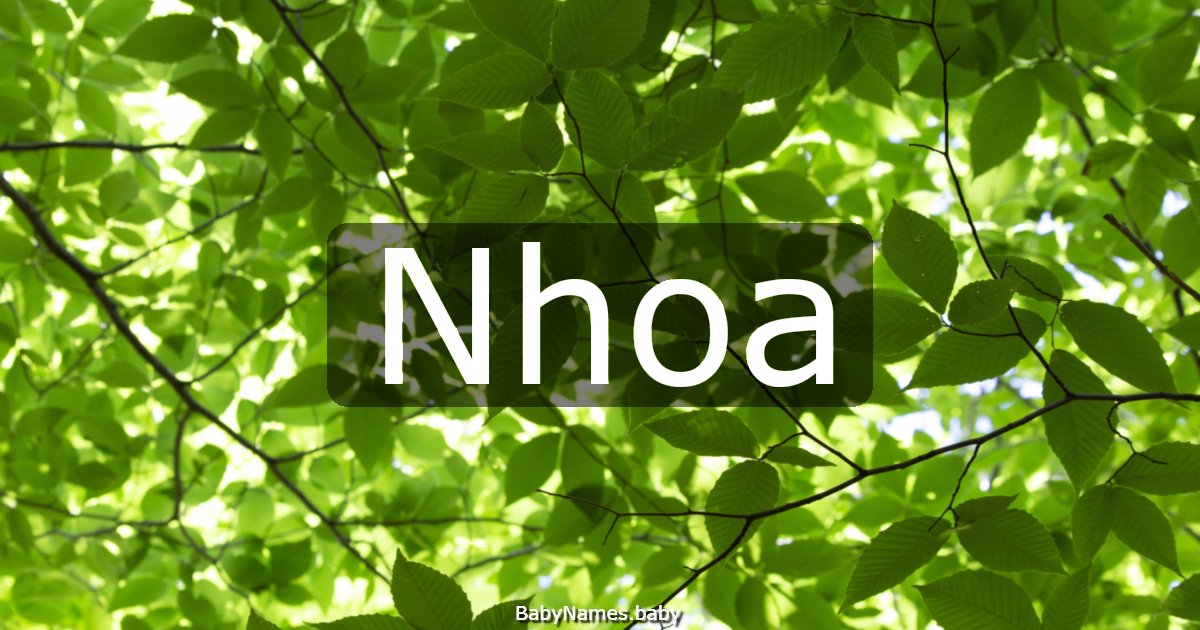 Nhoa