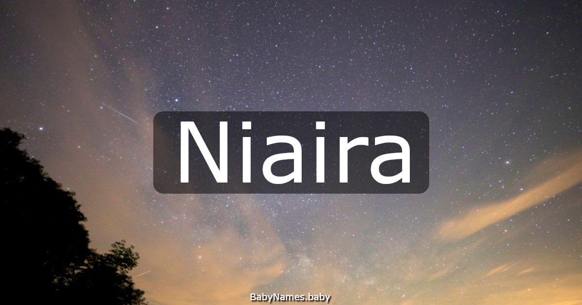 Niaira