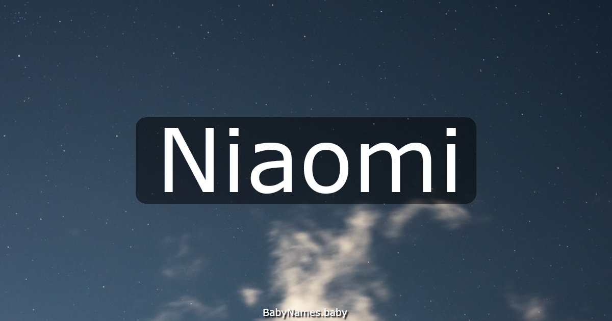 Niaomi