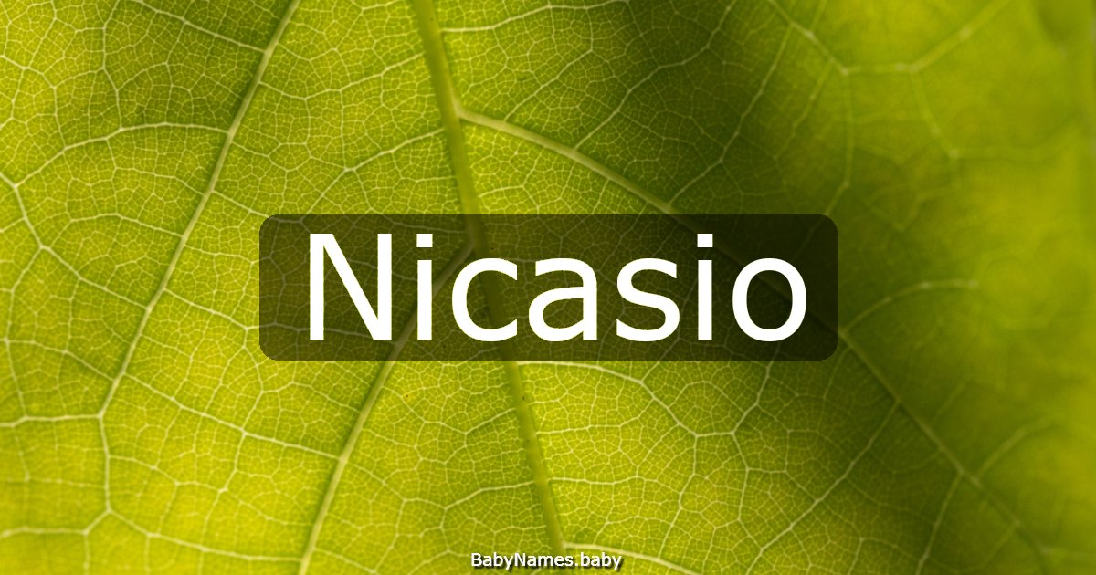 Nicasio