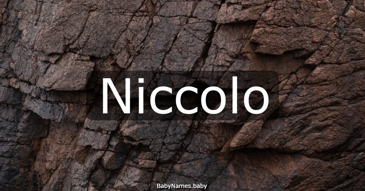 Niccolo