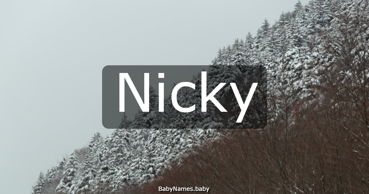 Nicky