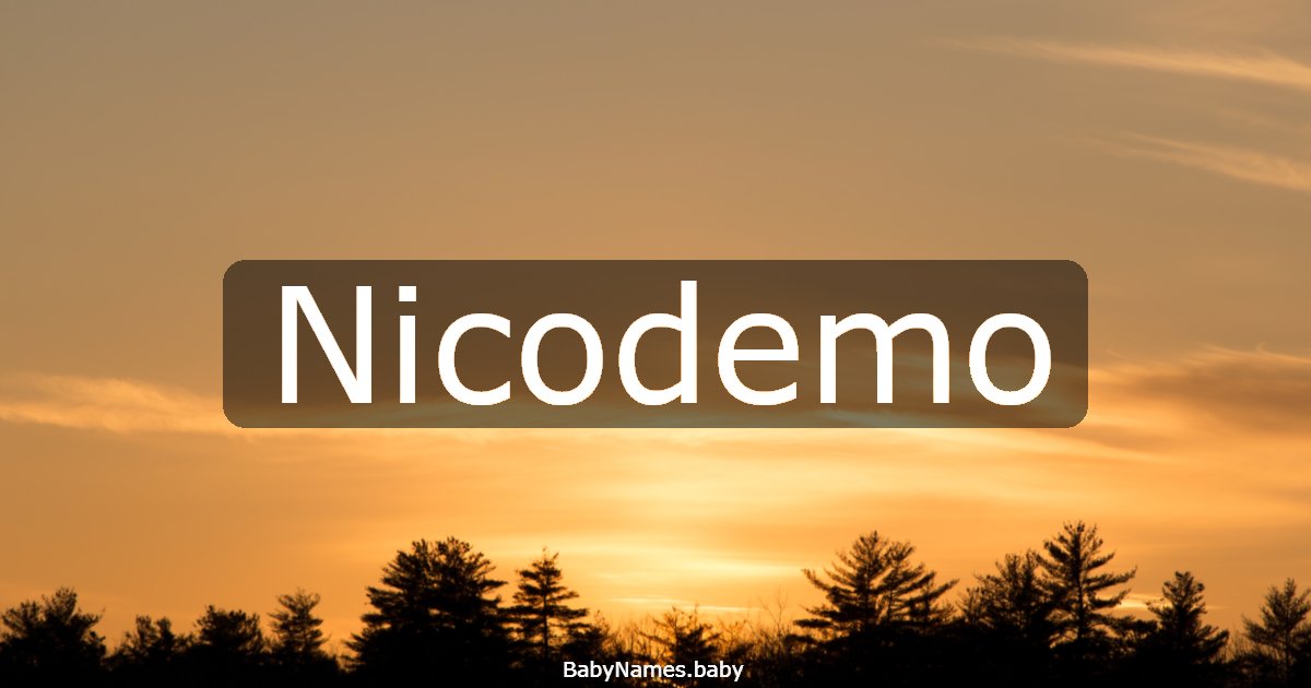 Nicodemo