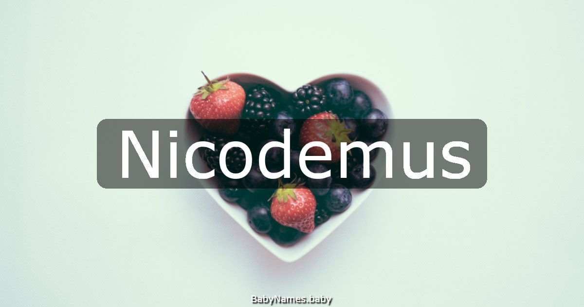 Nicodemus