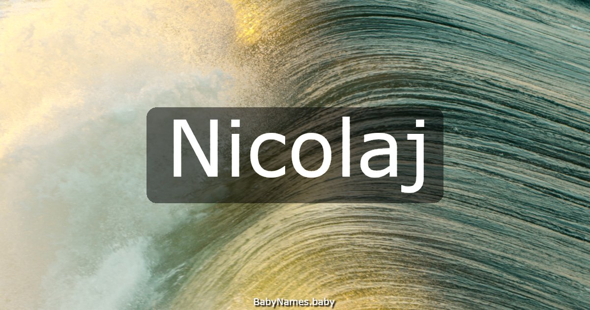 Nicolaj