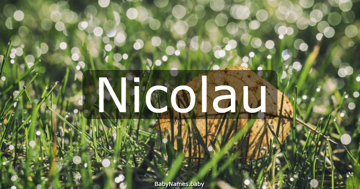 Nicolau